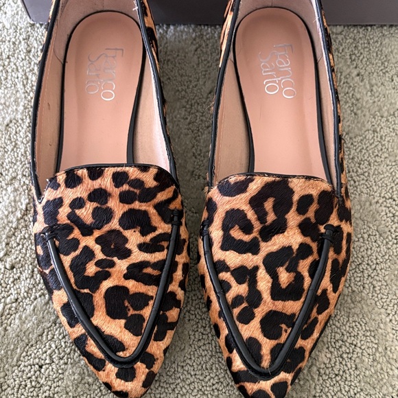 Franco Sarto Animal Print Women's Loafers - Picture 5 of 6